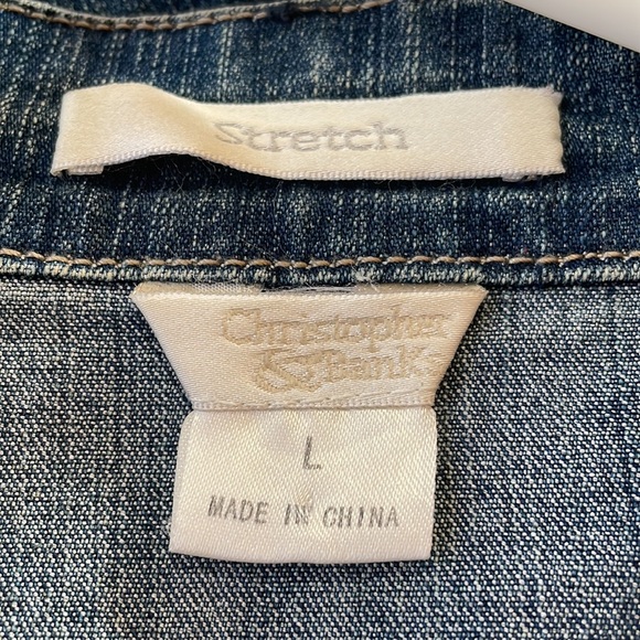 Christopher Banks Size Large Jeans Jacket - Picture 11 of 12